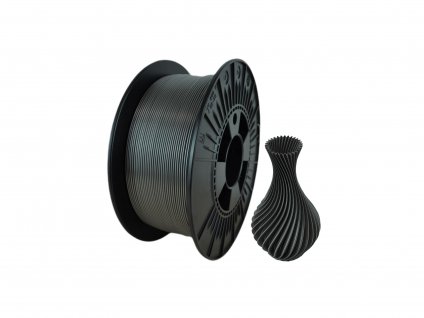 filament váza satin silver