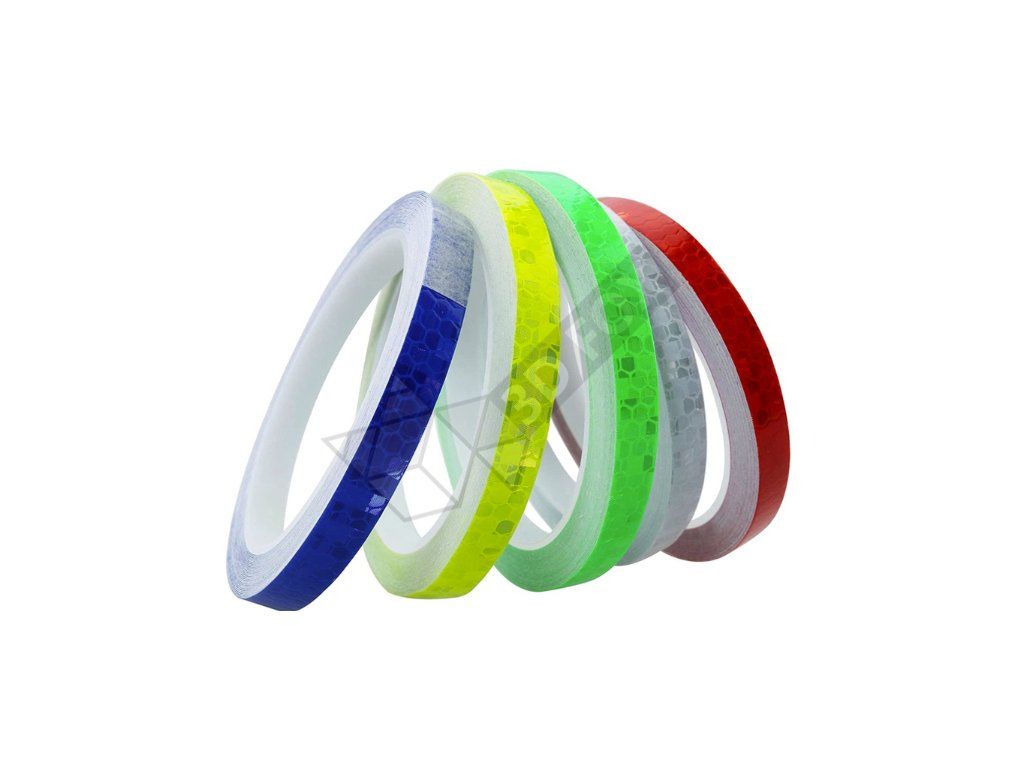 Reflektierendes Band 8mx10mm (Produktfarbe Weiß)