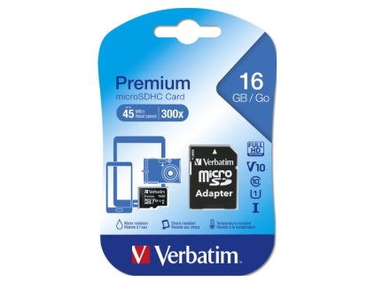 3915 verbatim microsdhc 16gb premium sd adapter