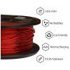 5064 2 filament flex tpu cerveny 0 5 kg 1 75 mm
