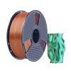 7151 filament sunlu silk pla tri color oranzova modra zelena 1 75mm 1kg