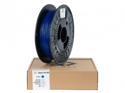 3DPower Elasti TPU 0,5 kg - MODRÁ (BLUE)