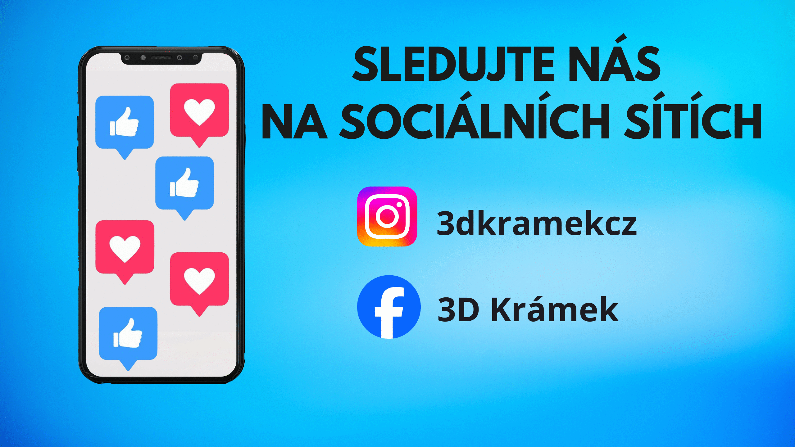 Nezapomeňte nás sledovat na sociálních sítích.