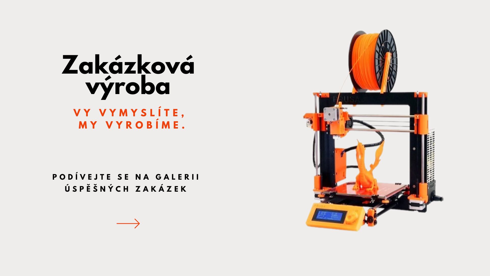 Zakázkový 3D tisk a modelování