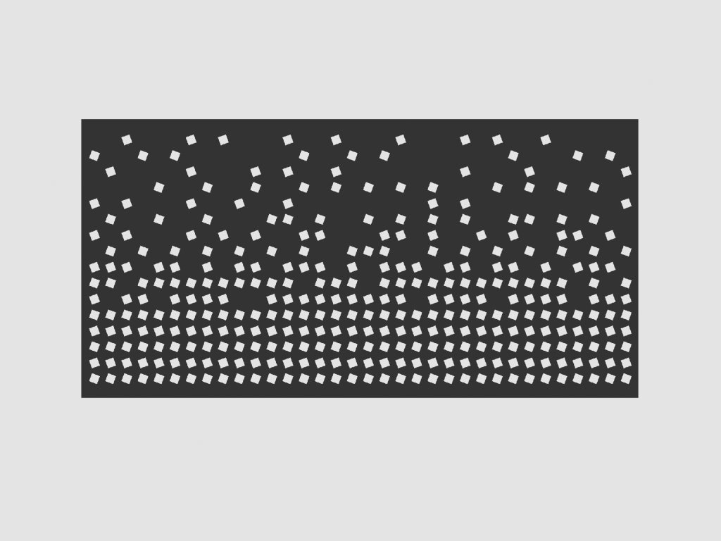 Design Fence Panel, Infill - Squares