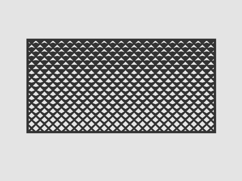 Design Fence Panel, Infill - Abstract 25