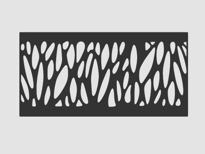 Design Fence Panel, Infill - Abstract