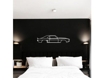 Kovový obraz: Mustang 67