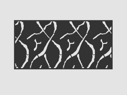 Design Fence Panel, Infill - Abstract 4