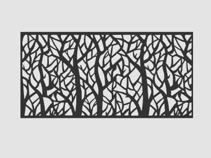Design Fence Panel, Infill - Twigs