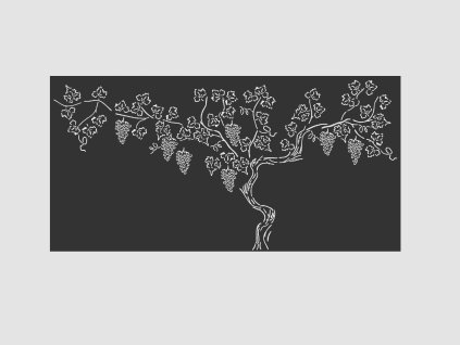 Design Fence Panel, Infill - Wine