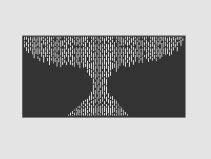 Design Fence Panel, Infill - Abstract 12 Tree