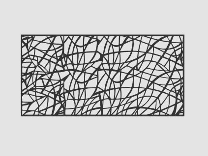 Design Fence Panel, Infill - Abstract 16