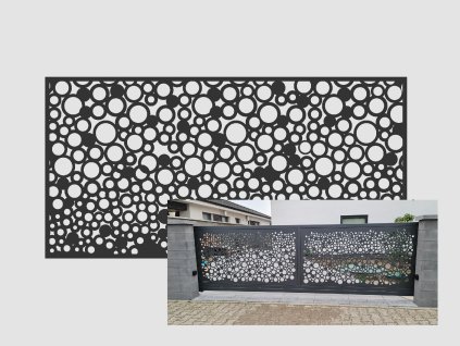 Design Fence Panel, Infill - Abstract 22