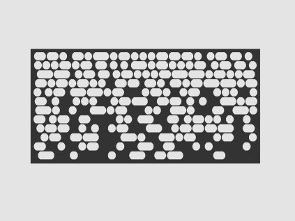 Design Fence Panel, Infill - Abstract 24