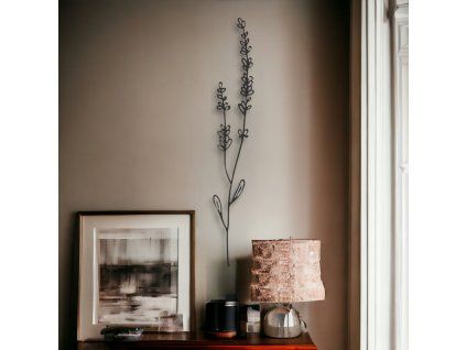 Kovový obraz: Květina