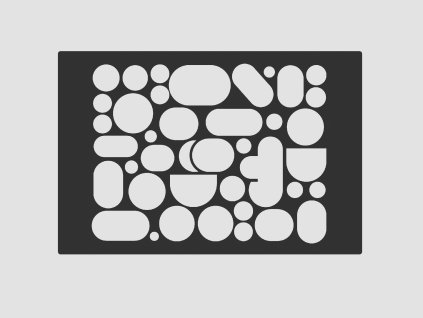 Design Fence Panel, Infill - Circles