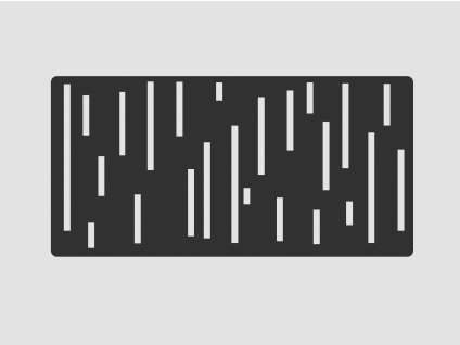 Design Fence Panel, Infill - Rectangle
