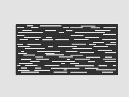 Design Fence Panel, Infill - Rectangle 2