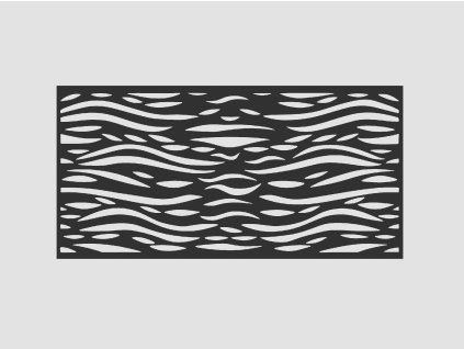 Design Fence Panel, Infill - Grass 2