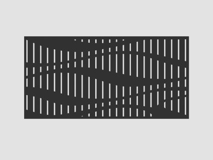 Design Fence Panel, Infill - Grass 3