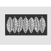 Design Fence Panel, Infill - Leaves 6