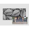 Design Fence Panel, Infill - Leaves 16