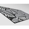 Kovový plotový dílec se vzorem Listy 17 (výplň na míru)