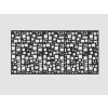 Design Fence Panel, Infill - Squares 2