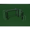 WORKOUT hřiště - hrazda, ručkování, bradla, žebřiny, závěs Box
