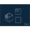 Designové kovové ohniště - Cube
