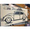 Kovový obraz: VW Brouk