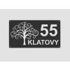 Kovové číslo popisné var. 20