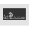 Design Fence Panel, Infill - Flower and Grass
