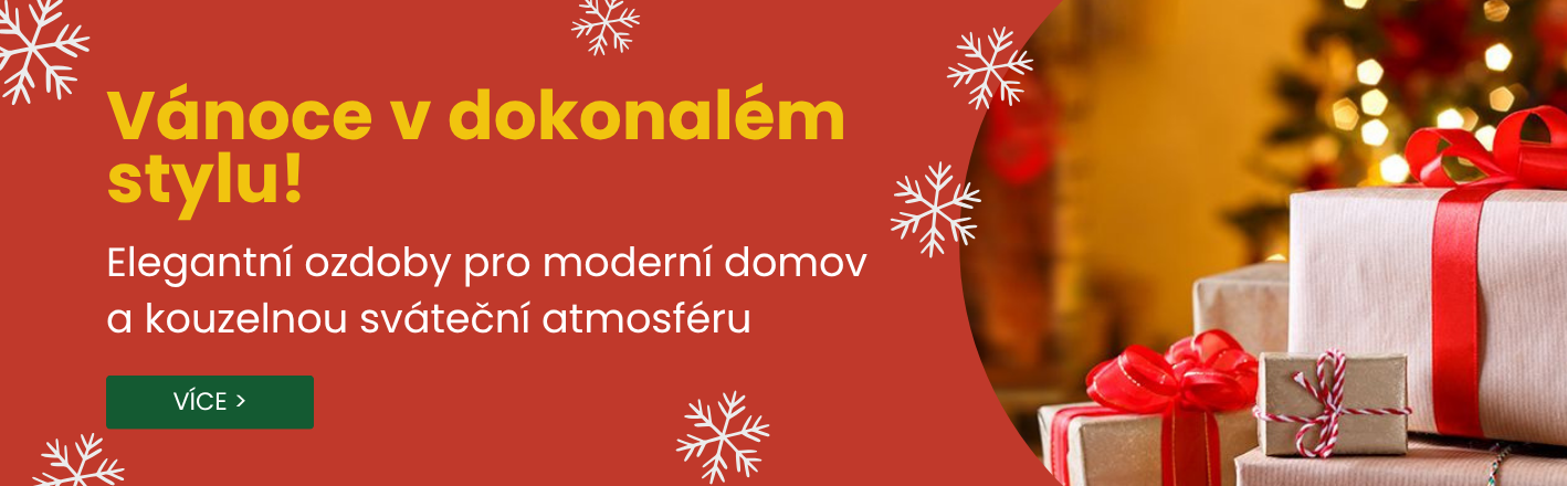 Stylové ozdoby pro moderní domov a kouzelnou sváteční atmosféru