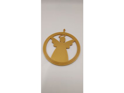 3D tištěný anděl vánoční dekorace
