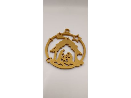 Šťastný 3D Vánoční betlém