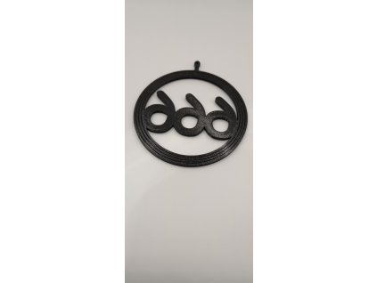 Gotická 3D ozdoba – když se Vánoce potkají s temnou elegancí 666