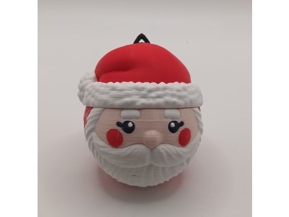 3D tištěná ozdoba Santa Claus na stromeček