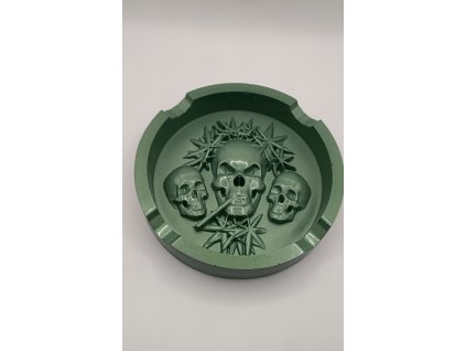 popelnik s motivem marihuany 3D tisk