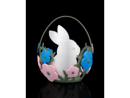 velikonoční košíček s motivem králíčka