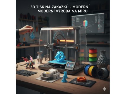 3D tisk na zakázku – FDM & SLA technologie