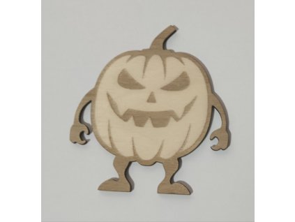 Halloweenská dýně z březové překližky