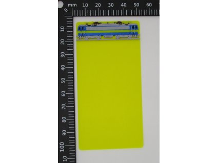 Záložka do knihy s lokomotivou řady 362 3D