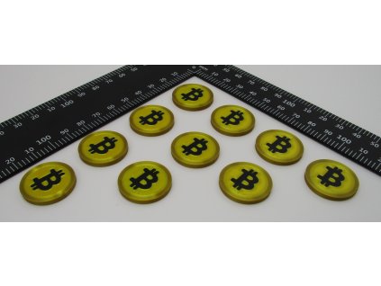 Kolečko do košíku Bitcoin, 10 ks