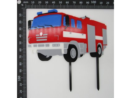 Zápich do dortu hasiči