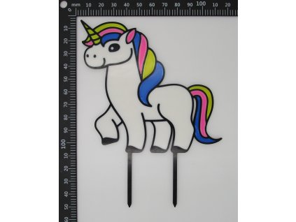 Zápich do dortu jednorožec celý