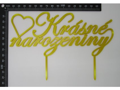 Zápich do dortu krásné narozeniny