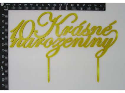 Zápich do dortu krásné narozeniny s číslem