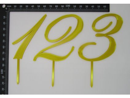 Číslo na dort 75 mm Edwardian